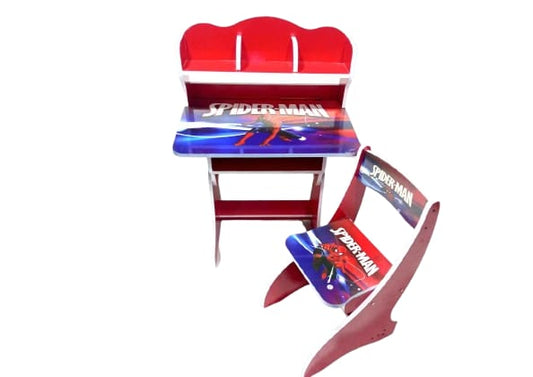 Spiderman Kids Study Desk and Chair Set