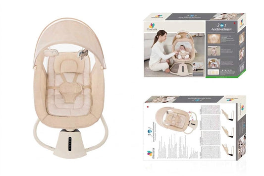 Mastela Aura Deluxe 3-in-1 Bassinet, Rocker, and High Chair Seat