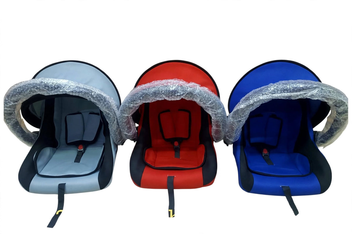 Baby Carry Cot + Car Seat - 3 Colors Set - Canopy Design