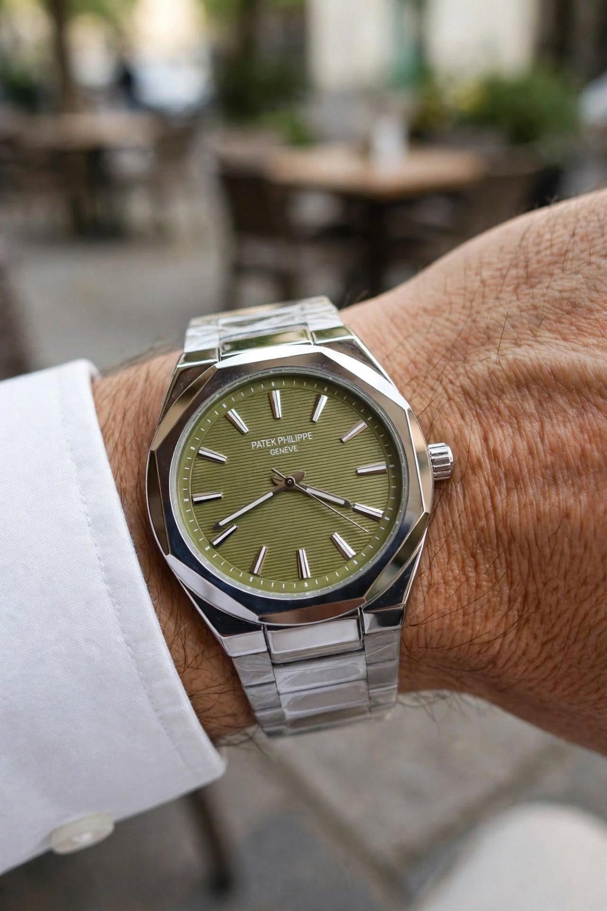 Patek Homage Cubitus - Olive Green Dial Luxury Sports Watch