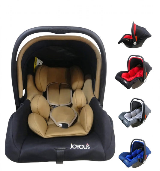 Joyous Baby Carry Cot + Car Seat - Premium Padded - Multiple Colors