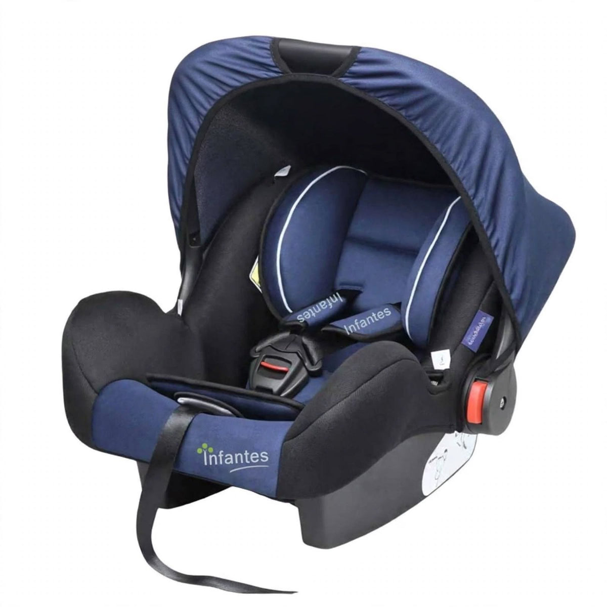Infantes Baby Carry Cot + Car Seat - Navy Blue - Premium