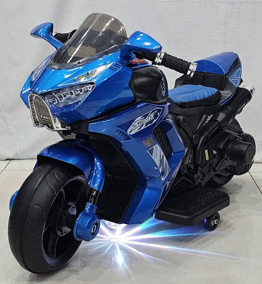 BM Super Sport Kids Electric Bike - Blue