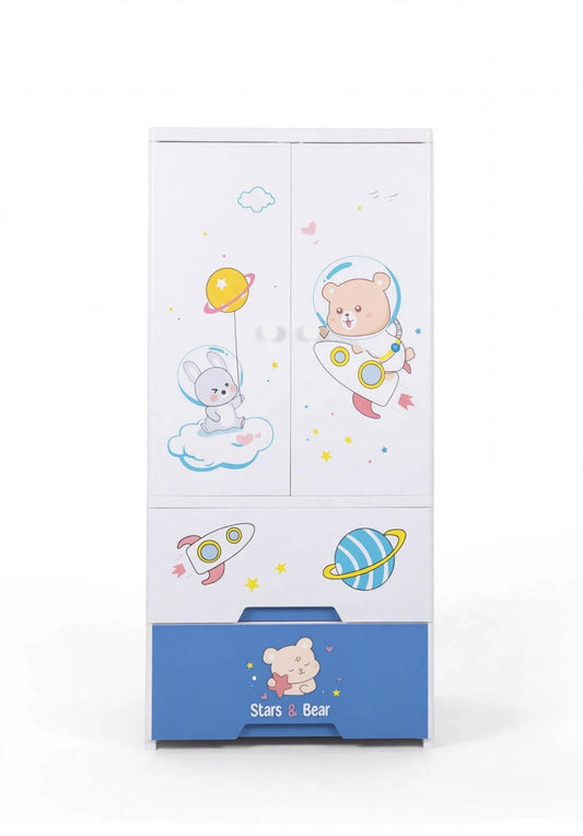 Kideez Bear Space 5-Layer Baby Wardrobe