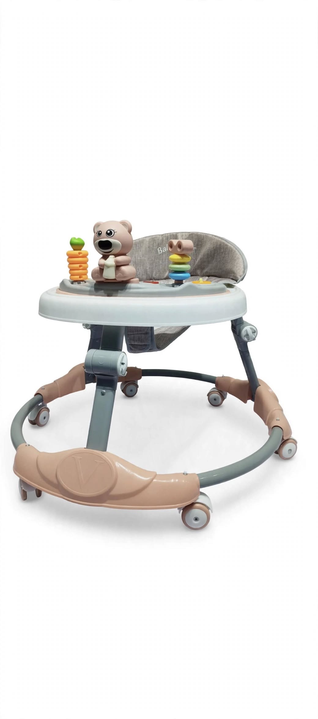 Teddy Bear Musical Walker with Foldable Design