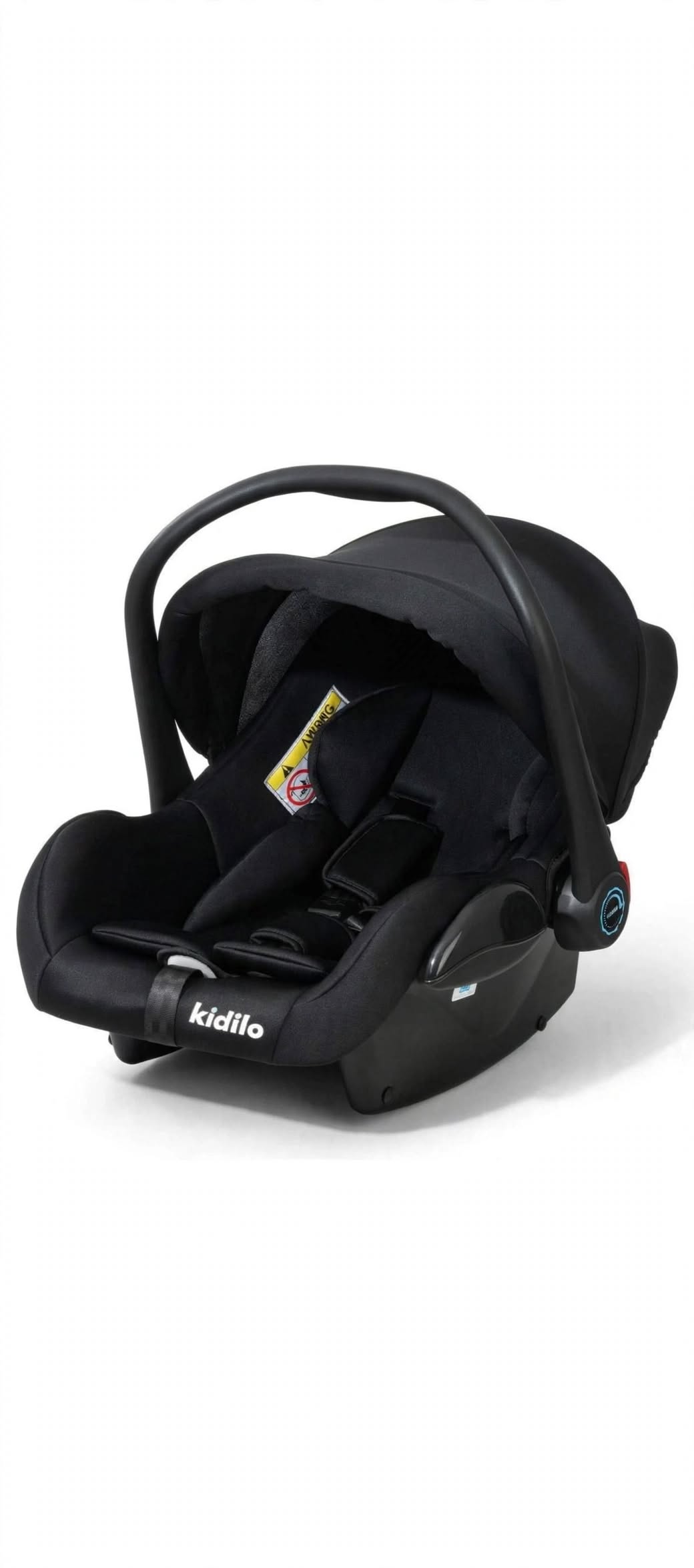Kidilo Baby Car Seat Carry Cot - Black