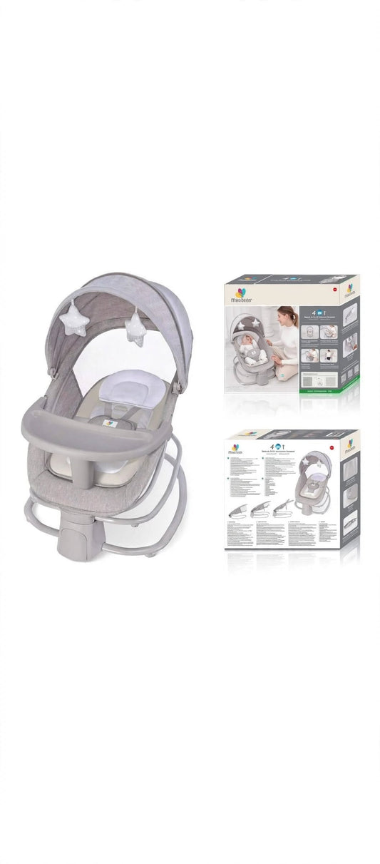 Mastela Model 8114 - 4-in-1 Rocker with Feeding Tray